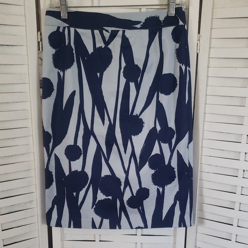 Boden Navy Floral Print Women's Skirt